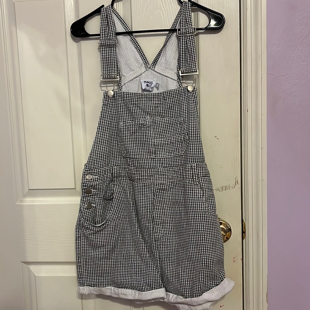 Princess Polly gingham overalls